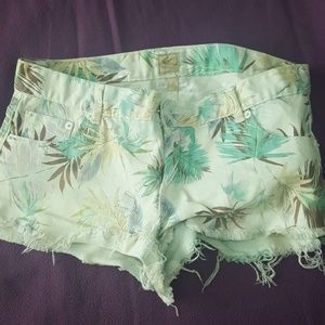 Frayed Rip Curl Shorts